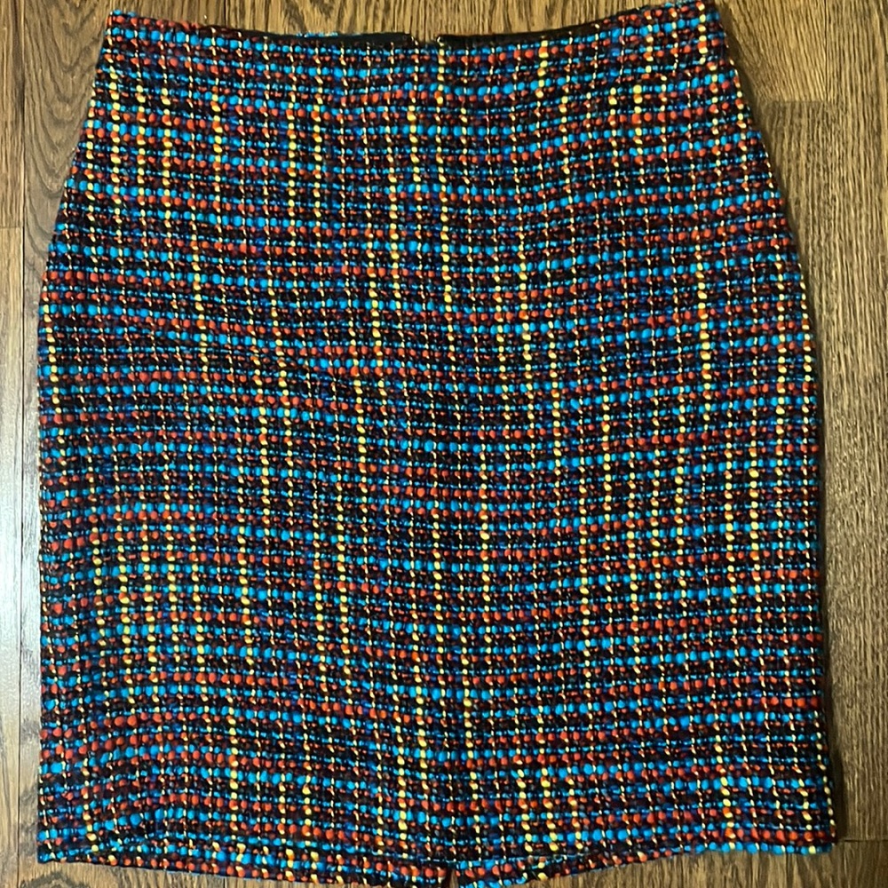 EUC Kate Spade Multicolor Boucle Skirt, size 6